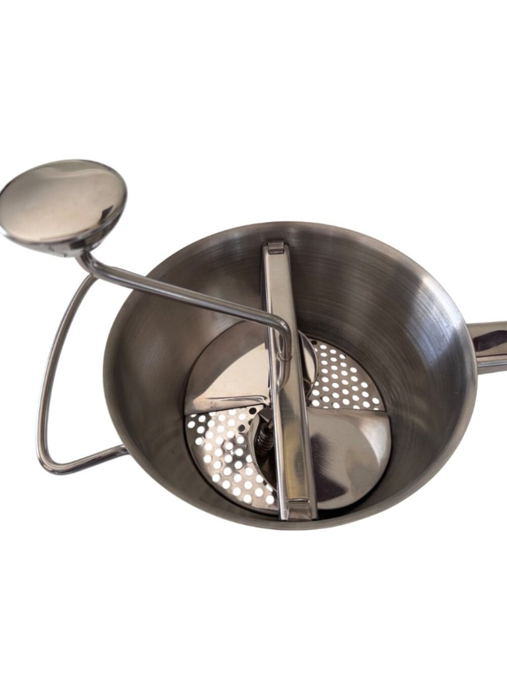 Stainless Steel Food Mill 3 Interchangeable Discs For Sauces Purees Baby Food - Picture 5 of 8